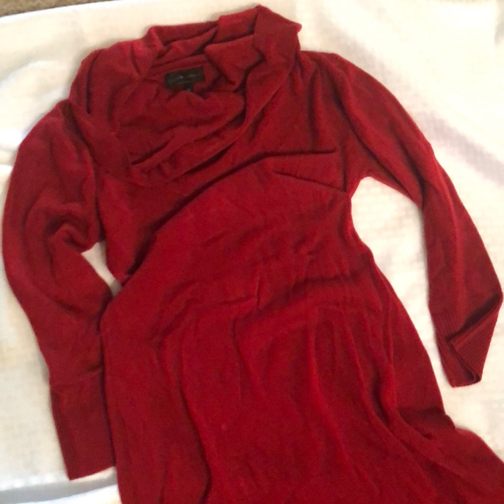 Cowl neck dress